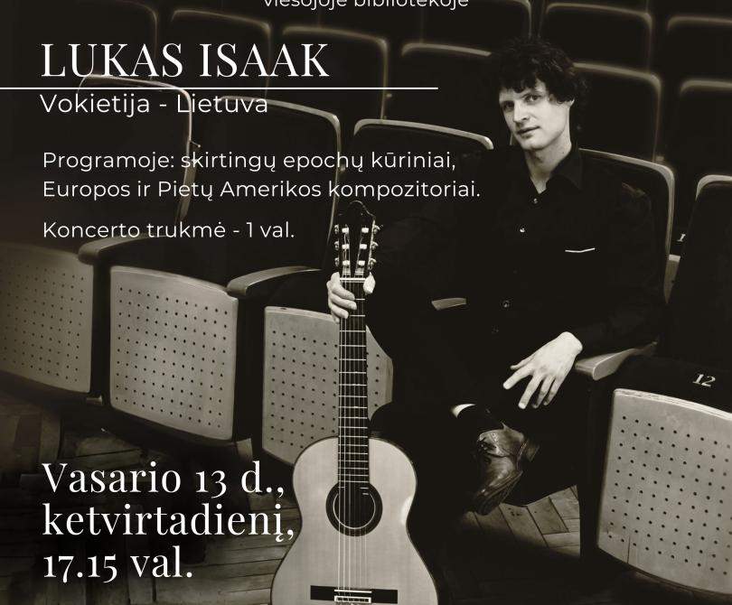 Gitaristo Luko Isaak koncertas