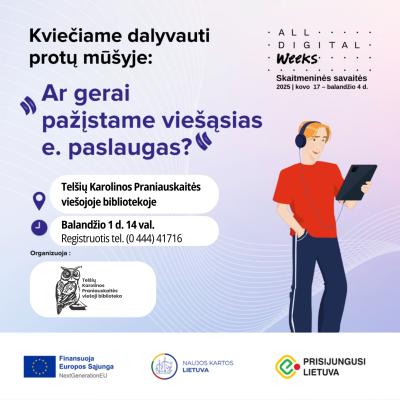 Bibliotekoje – „Protų mūšis“ suaugusiesiems!