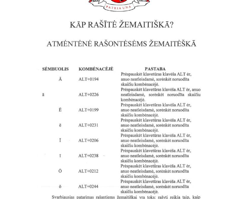 2024-ĖJĖ – ŽEMAITĖŠKA RAŠTA METĀ